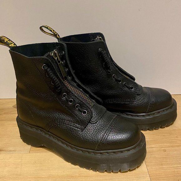 Dr. Martens Shoes - Dr. Marten Sinclair black platform boots US 8 UK 6